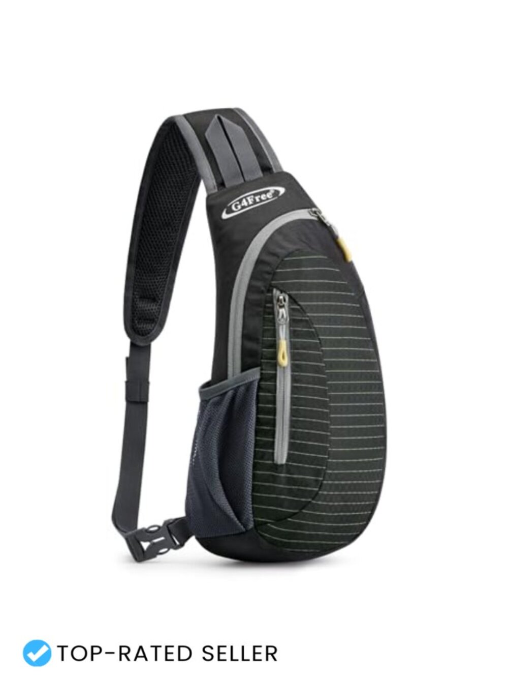 G4Free Nylon Sling Crossbody Bag Adjustable Strap Hiking Daypack